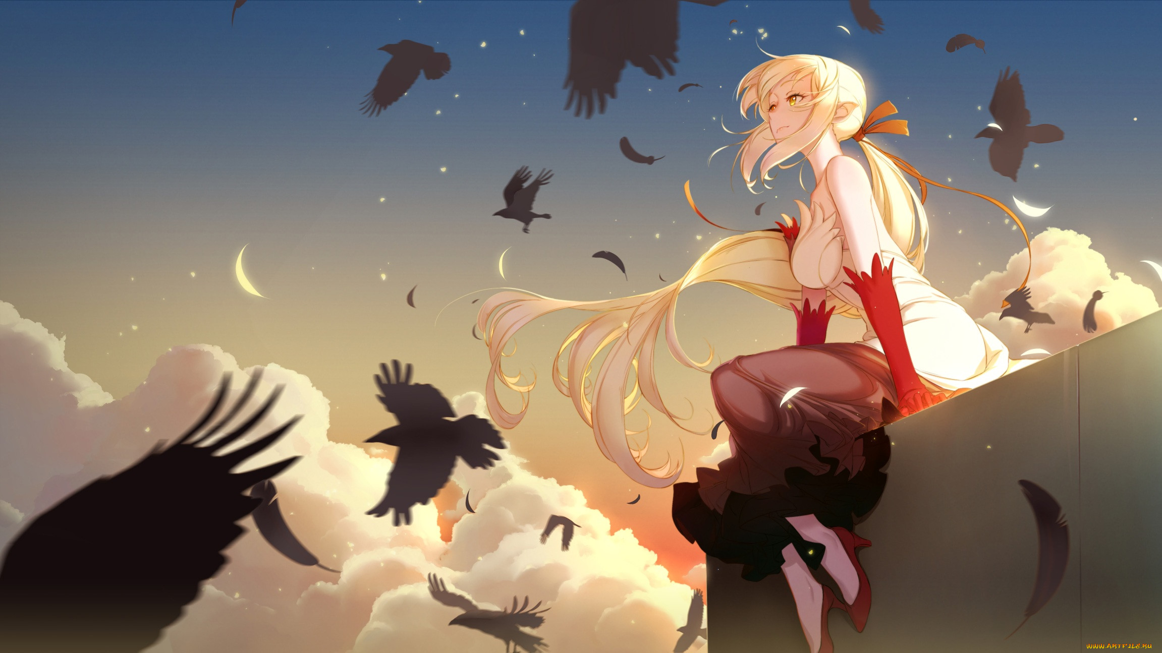 , bakemonogatari, oshino, shinobu